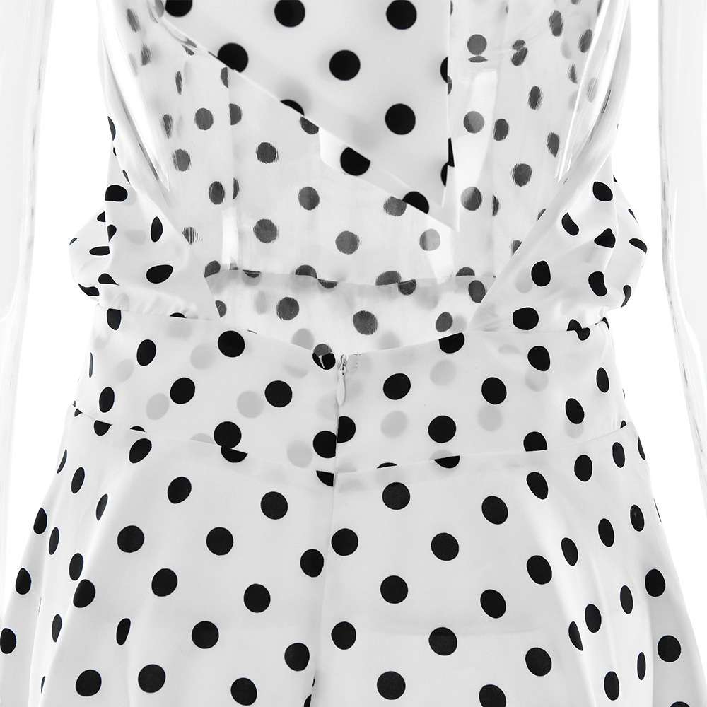 Polka Dot Halter Dress image 6