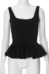 Chic Peplum Charm Top image 3