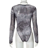 Noir Whisper Mesh Bodysuit image 2