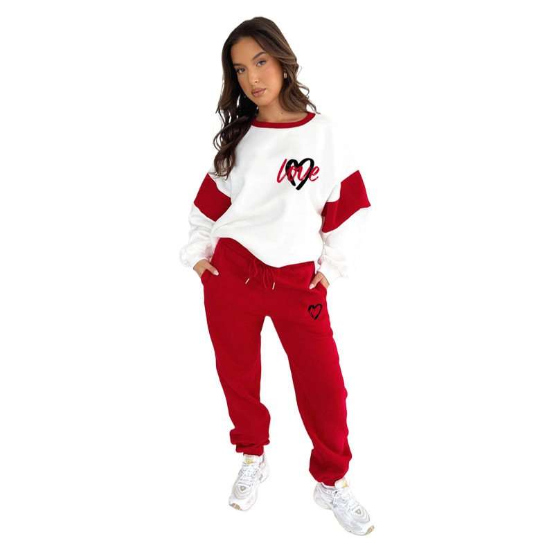 ACTIVEWEAR WINTER TRACK SUIT - S, Red image