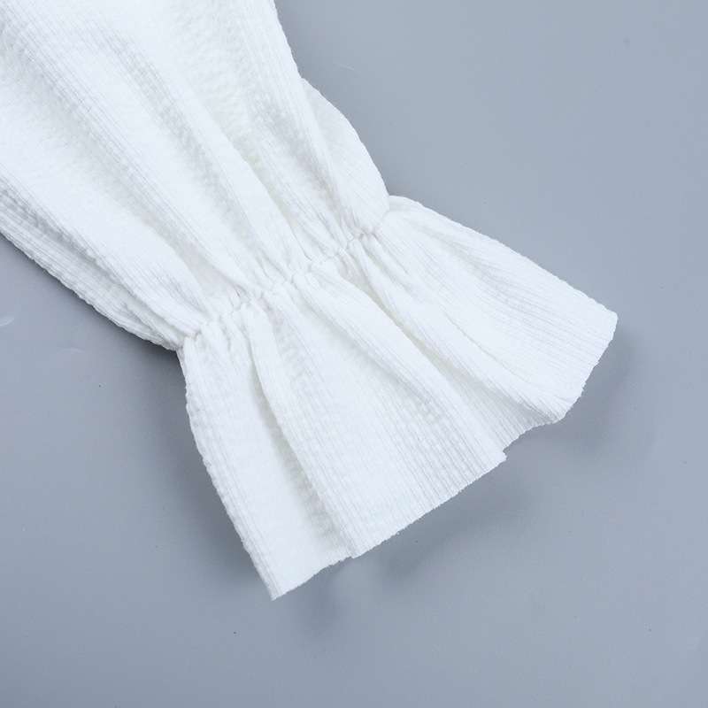 Ruffled Long Sleeve Crop Top image 5