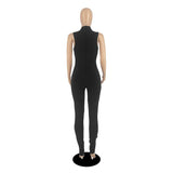 Sporty Chic Sleeveless Jumpsuit image 8