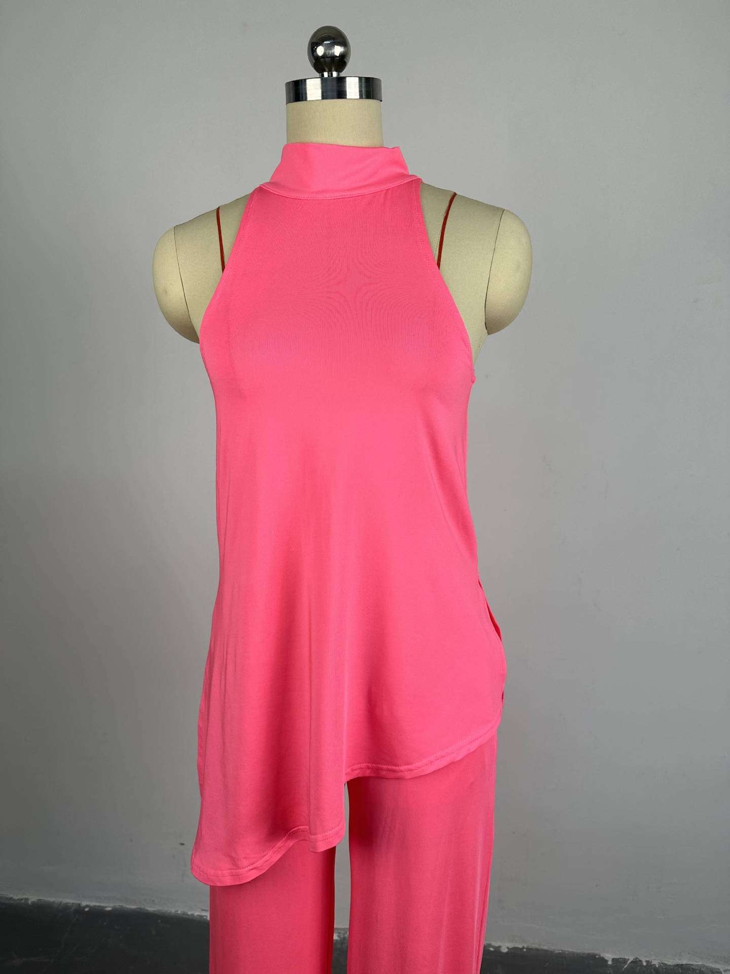 Chic Halter Neck Pants Set image 2