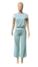 Jumpsuit with Wide-Leg Pants image 4