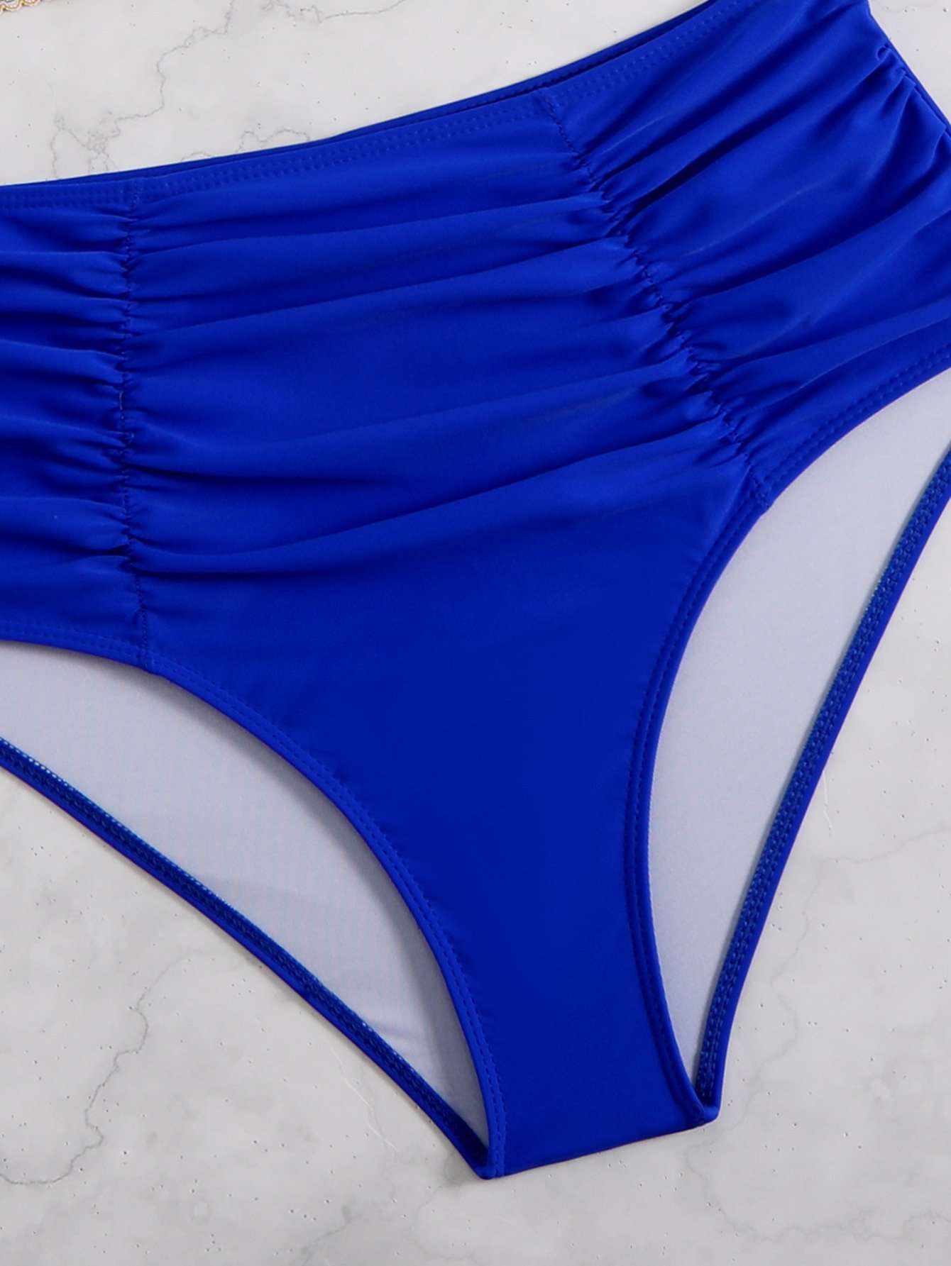 High-Waisted Halter Bikini Set image 6