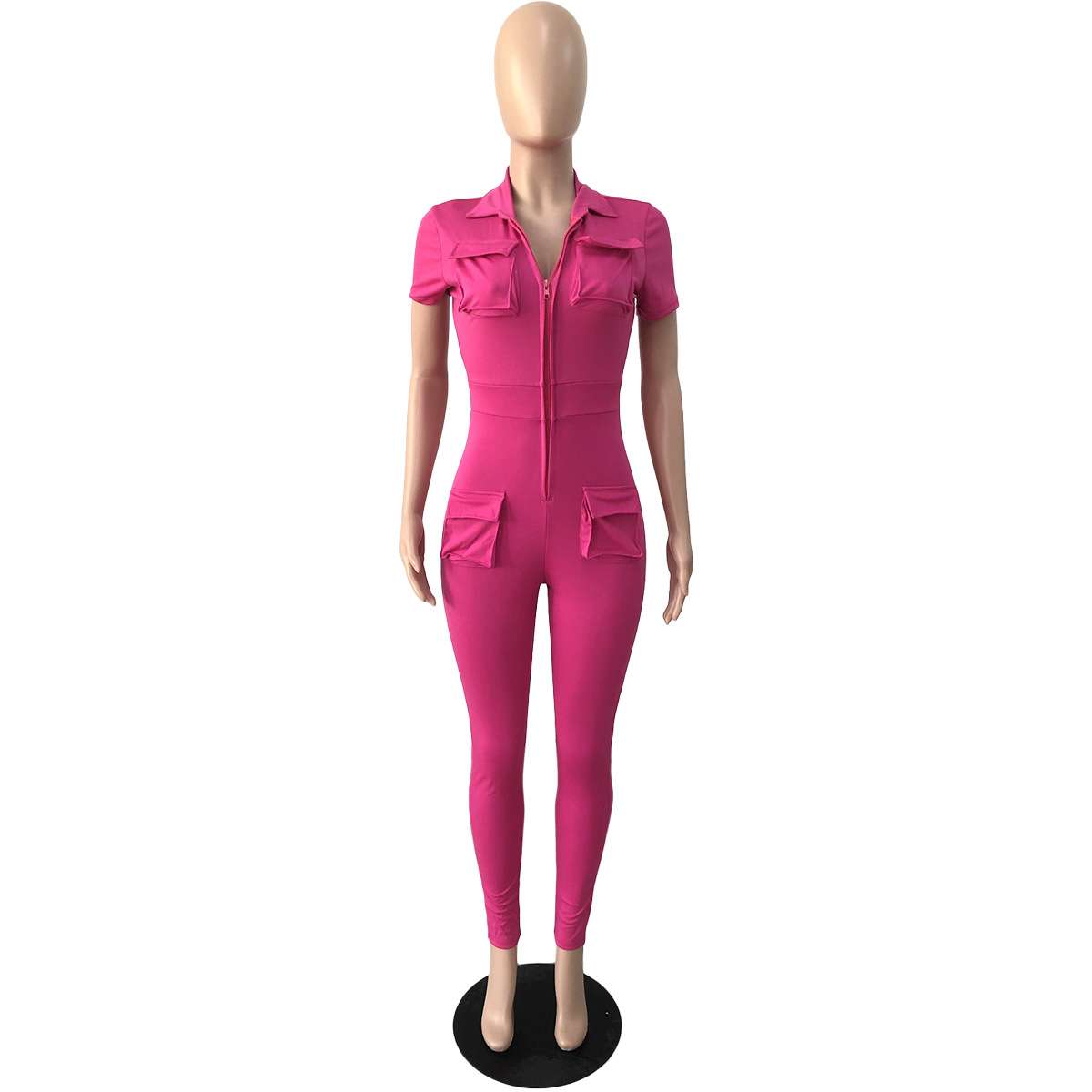 Zipper Front Utility Jumpsuit image 6