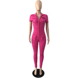 Zipper Front Utility Jumpsuit image 6