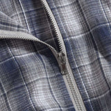 Hooded Jacket Drawstring Long Sleeve Zip Up Crop Top image 3