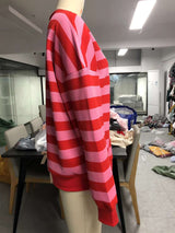 Striped Oversized Sweatshirt image 5