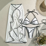 Bikini Set with Matching Wrap Skirt image 4