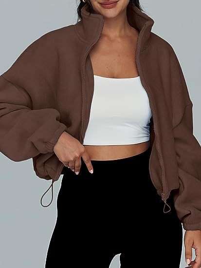 Zip Up Oversized Sweatshirts - XL, Molten Lava Brown image