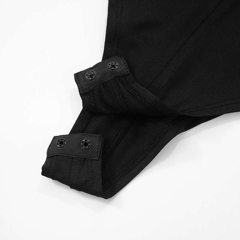 Long Sleeve Bodysuit with Mesh Detail image 7