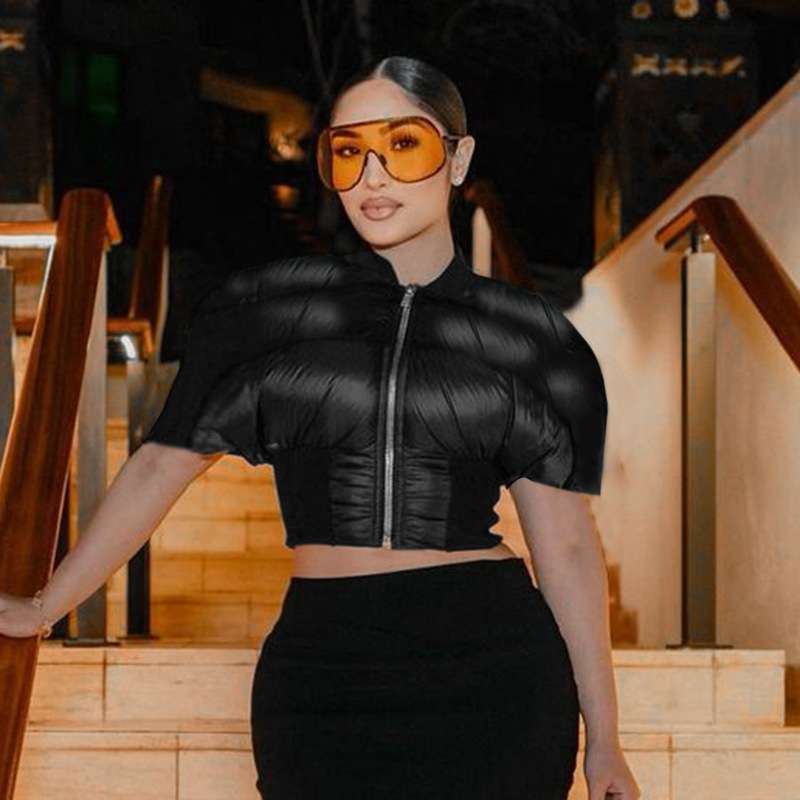 Eclipse Puff Crop Jacket image 0