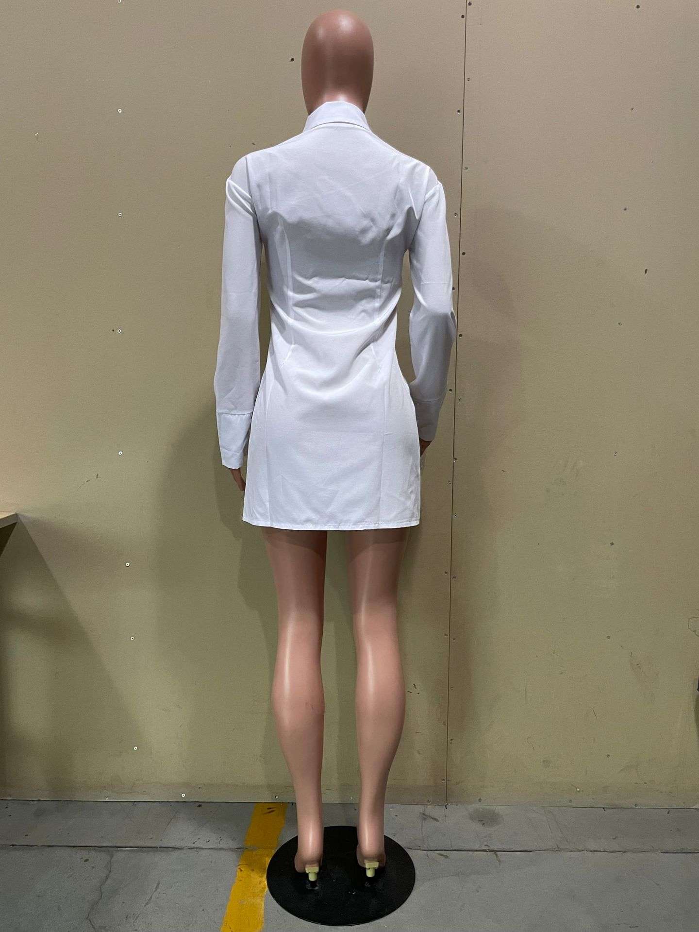 Long Sleeve Casual Blouse Shirt Dress image 6