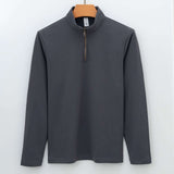 Oversized Fit Sweatshirt with Zip - XL, Dark Grey image