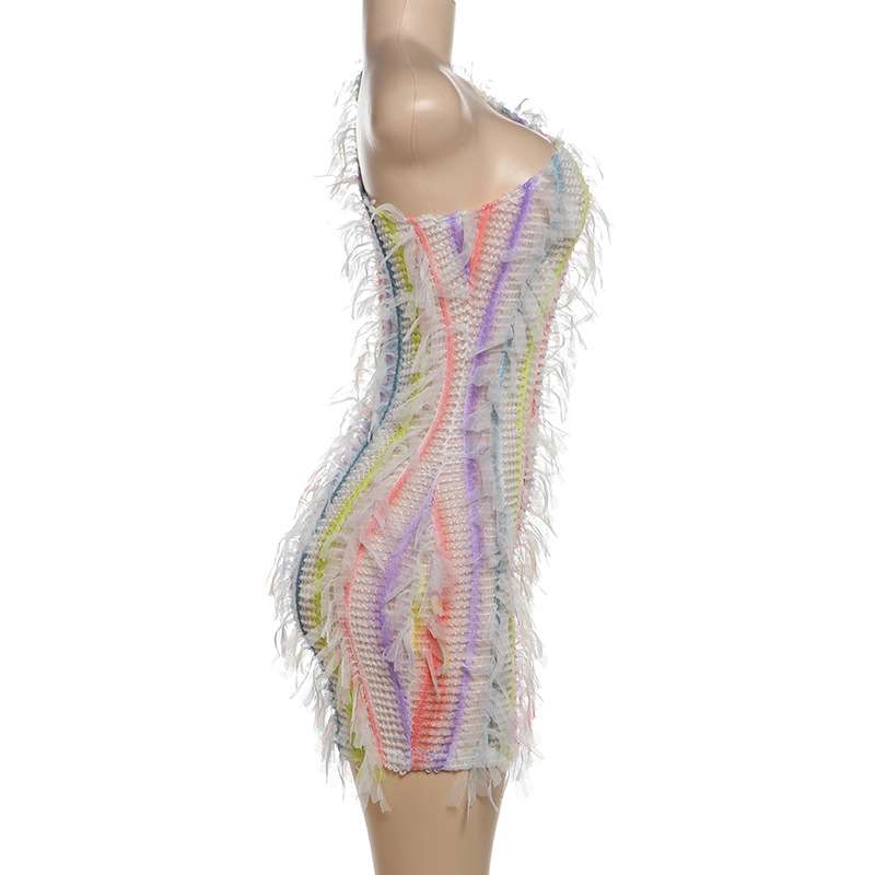 Prism Delight Tassel Mini Dress image 2