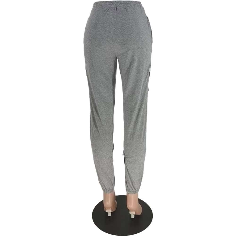Hollow Out High Waisted Wide Leg Sweatpants image 6