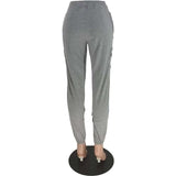 Hollow Out High Waisted Wide Leg Sweatpants image 6