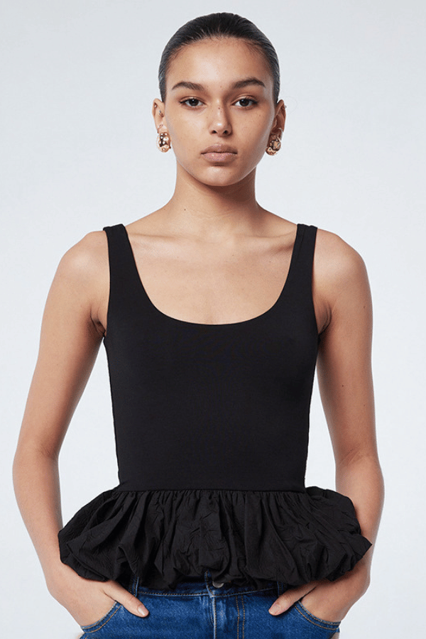 Chic Peplum Charm Top image 0