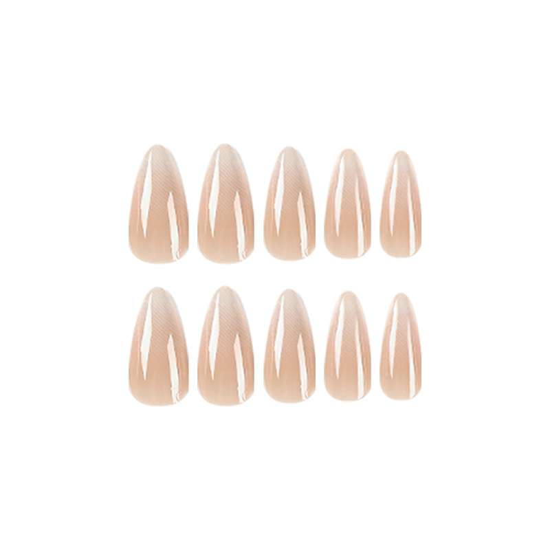Ombre Almond-Shaped Acrylic Nails image 2