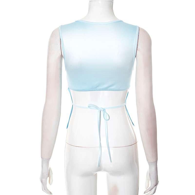 Sleeveless Floral Rose Print Tank Top image 3