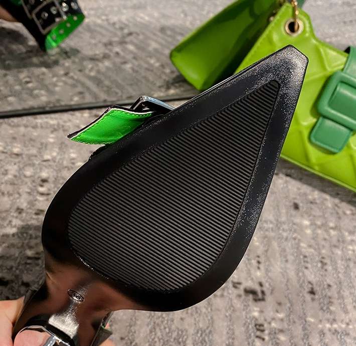 Pointed Toe Stiletto Metal Heels Ankle Buckle Straps image 6