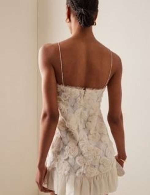 3D Floral Slip Dress image 2