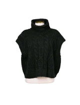 Sleeveless Sweater Vest Cropped Pullover image 2