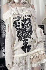 Loose Gothic Knitted Sweater image 0