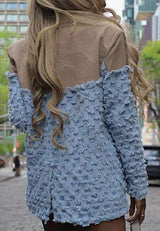 Checkerboard Plaid Patchwork Blazer Coat image 3