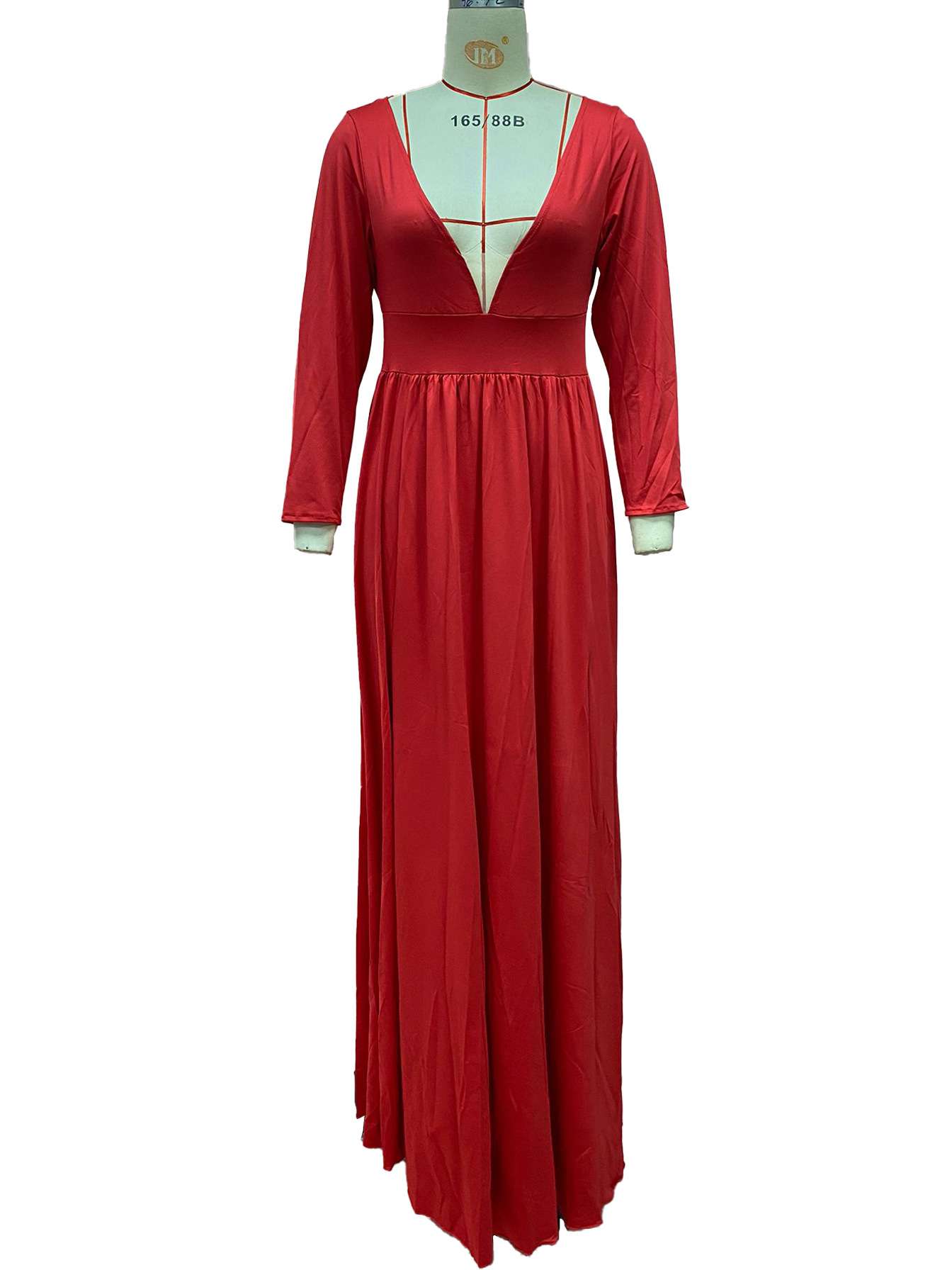 Fashion V-neck Prom Party Dress image 4