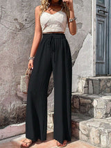 Wide Leg Flowy Pants Palazzo Trousers image 3