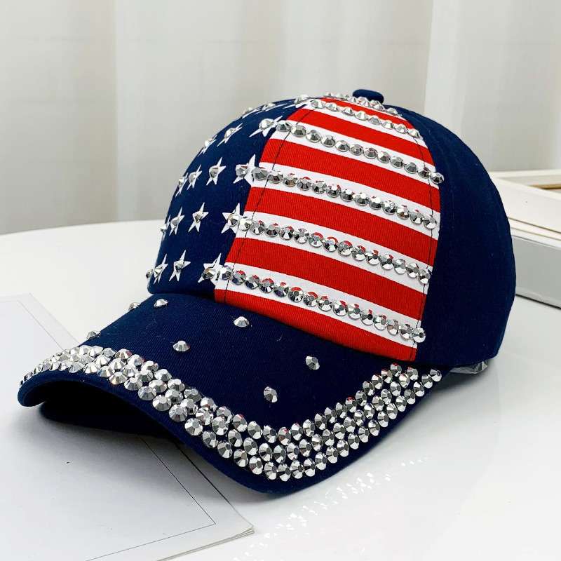 Patriotic American Flag Baseball Cap