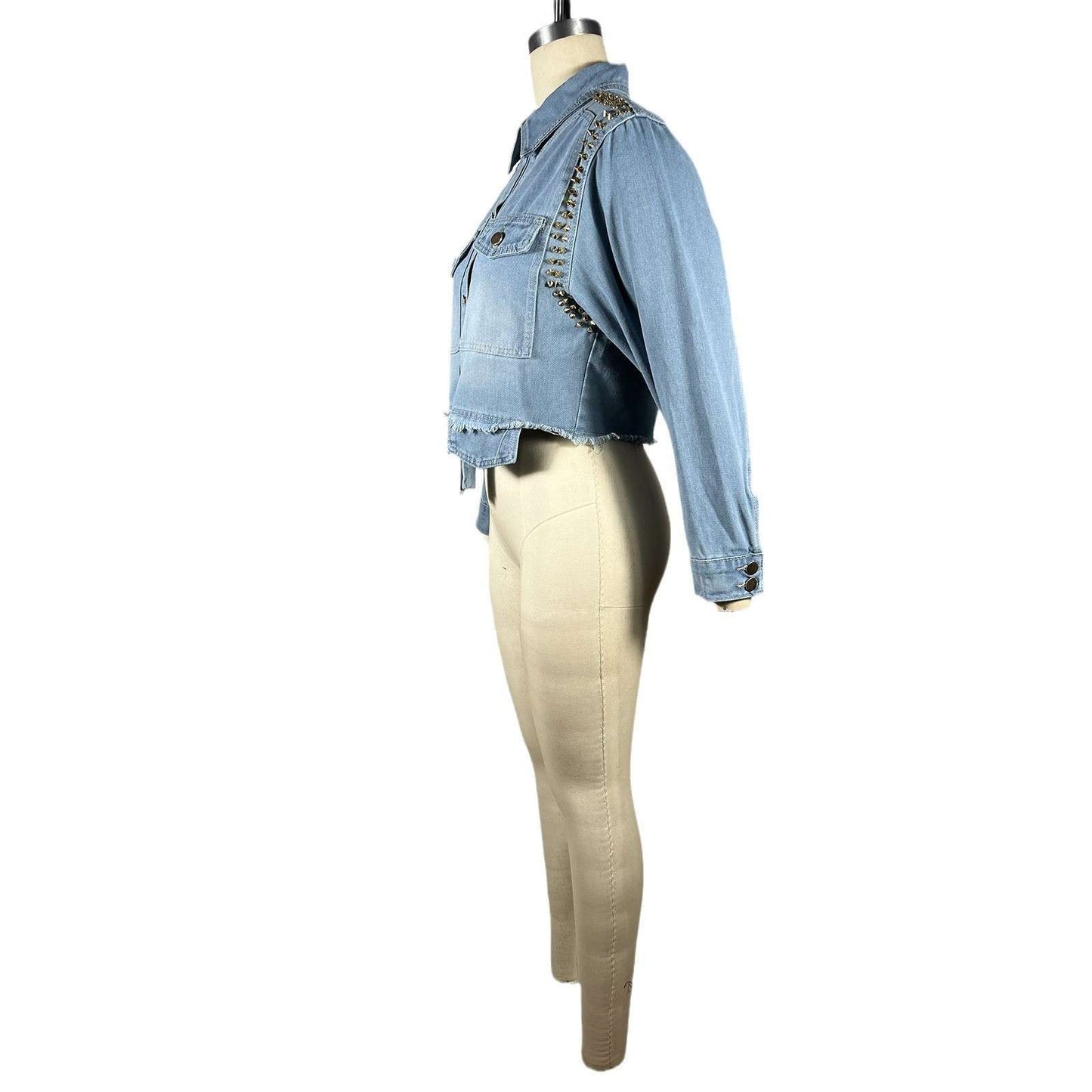 Cropped Vintage Denim Jackets image 2