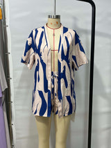 Abstract Print Lounge Set image 1