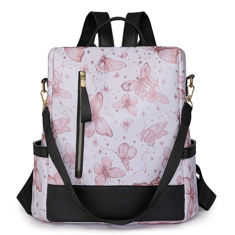 Fashionable Printed Backpack Casual Bag image 3