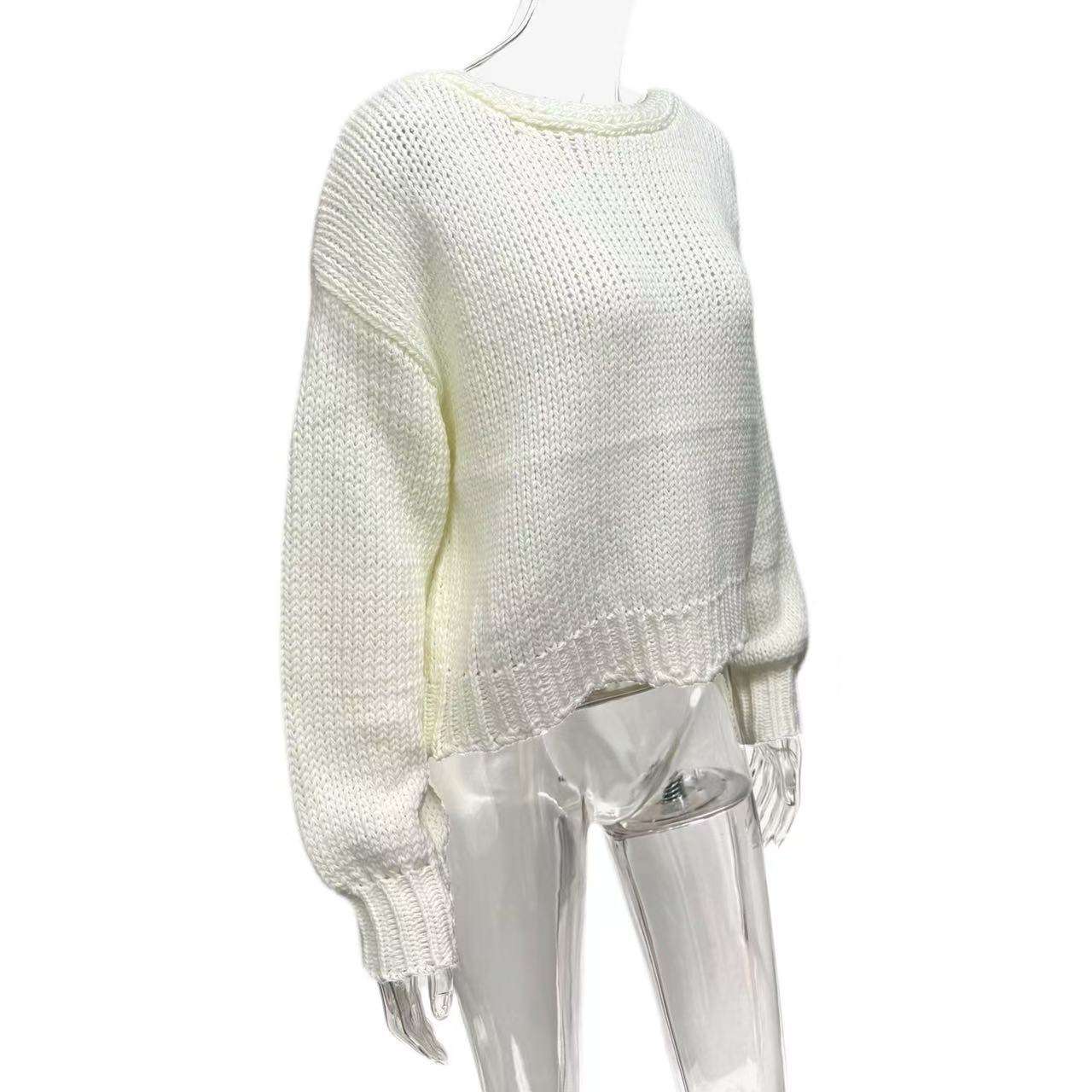 Cozy Beige Oversized Sweater image 4