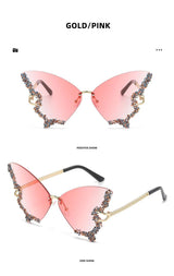 Glamorous Butterfly-Shaped Sunglasses image 4