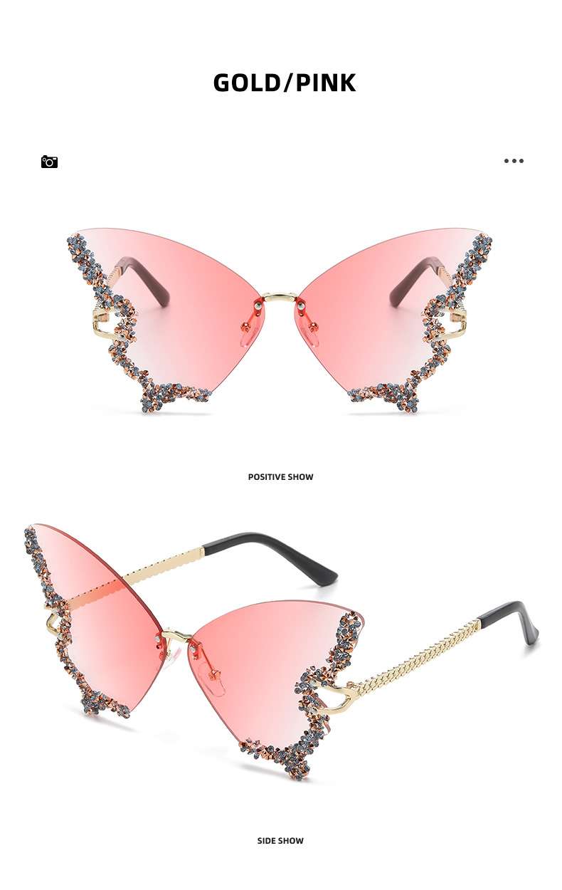 Glamorous Butterfly-Shaped Sunglasses image 4