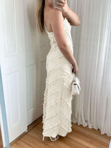 Strapless Textured Maxi Dress image 2