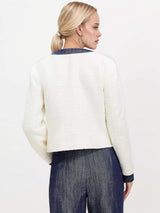 Tweed Jacket with Gold Button Details image 3