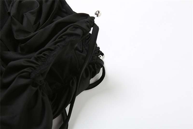 Draped Cropped Top & Wide-Leg Pants image 6