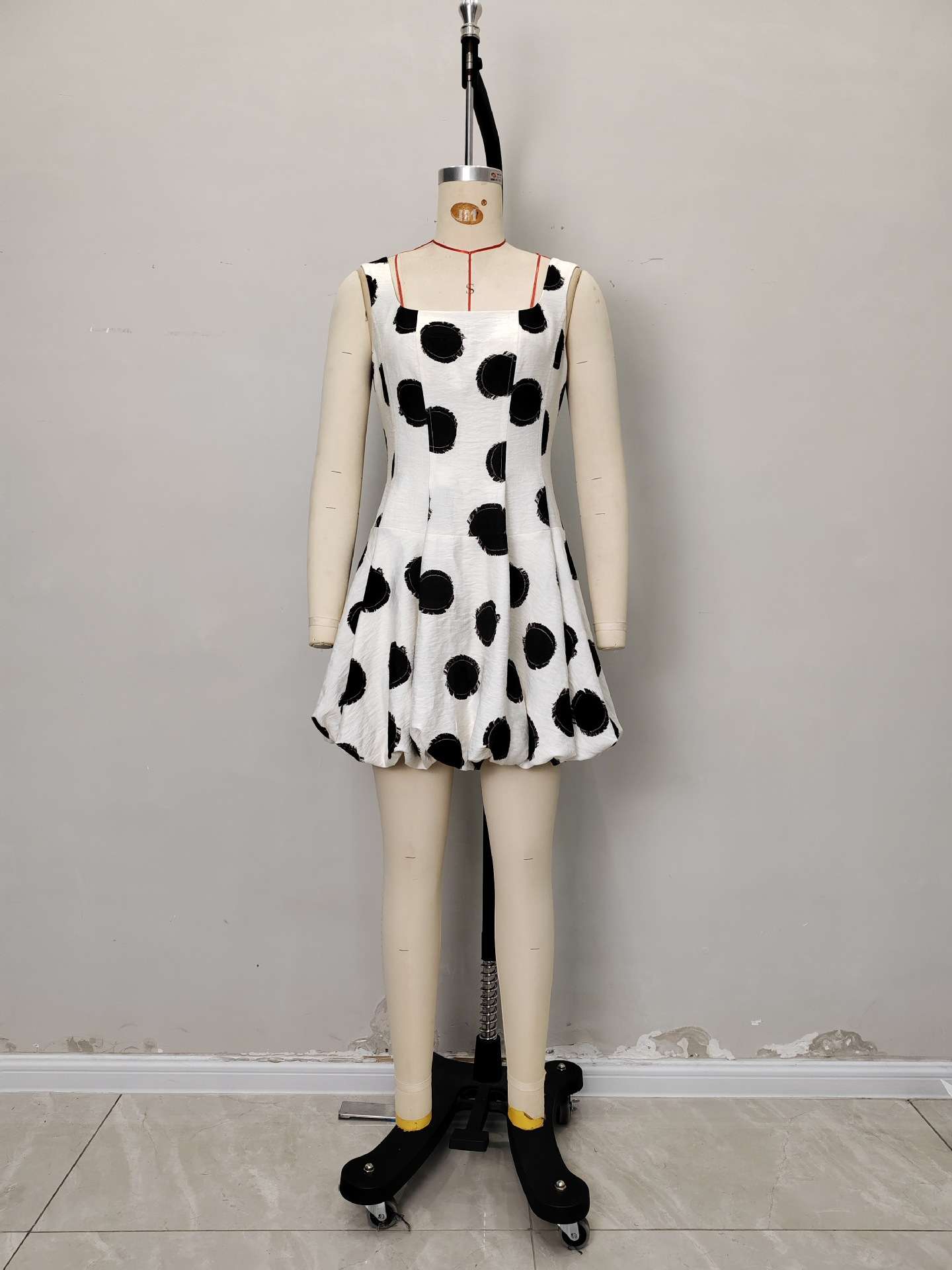 Polka Dot Sleeveless Dress image 2