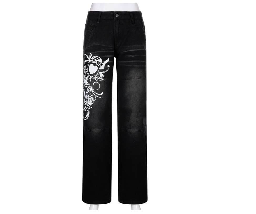 Low-Waist Baggy Streetwear Jeans image 8