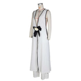 Contrast Trim Longline Coat and Wide Leg Pants Set image 7