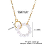 Chain Necklace with Pearl Pendant image 3