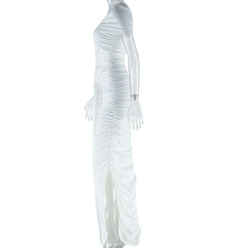 Luxe Draped Elegance Maxi Dress image 2