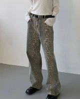 Vintage Leopard Print Wide-Leg Pants image 2