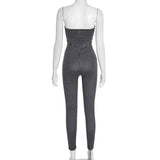 Polka Dot Strapless Jumpsuit image 6