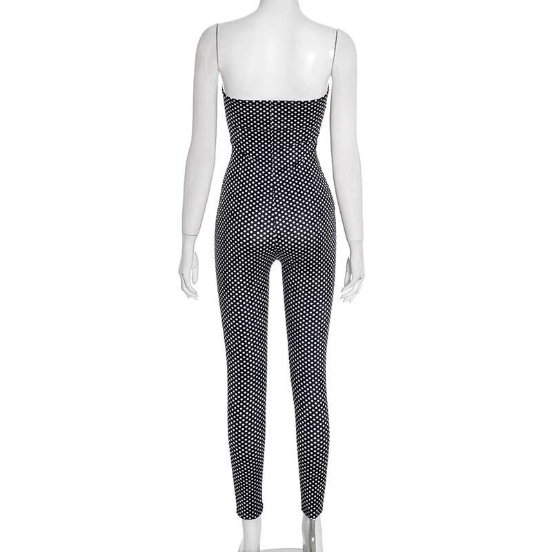 Polka Dot Strapless Jumpsuit image 6